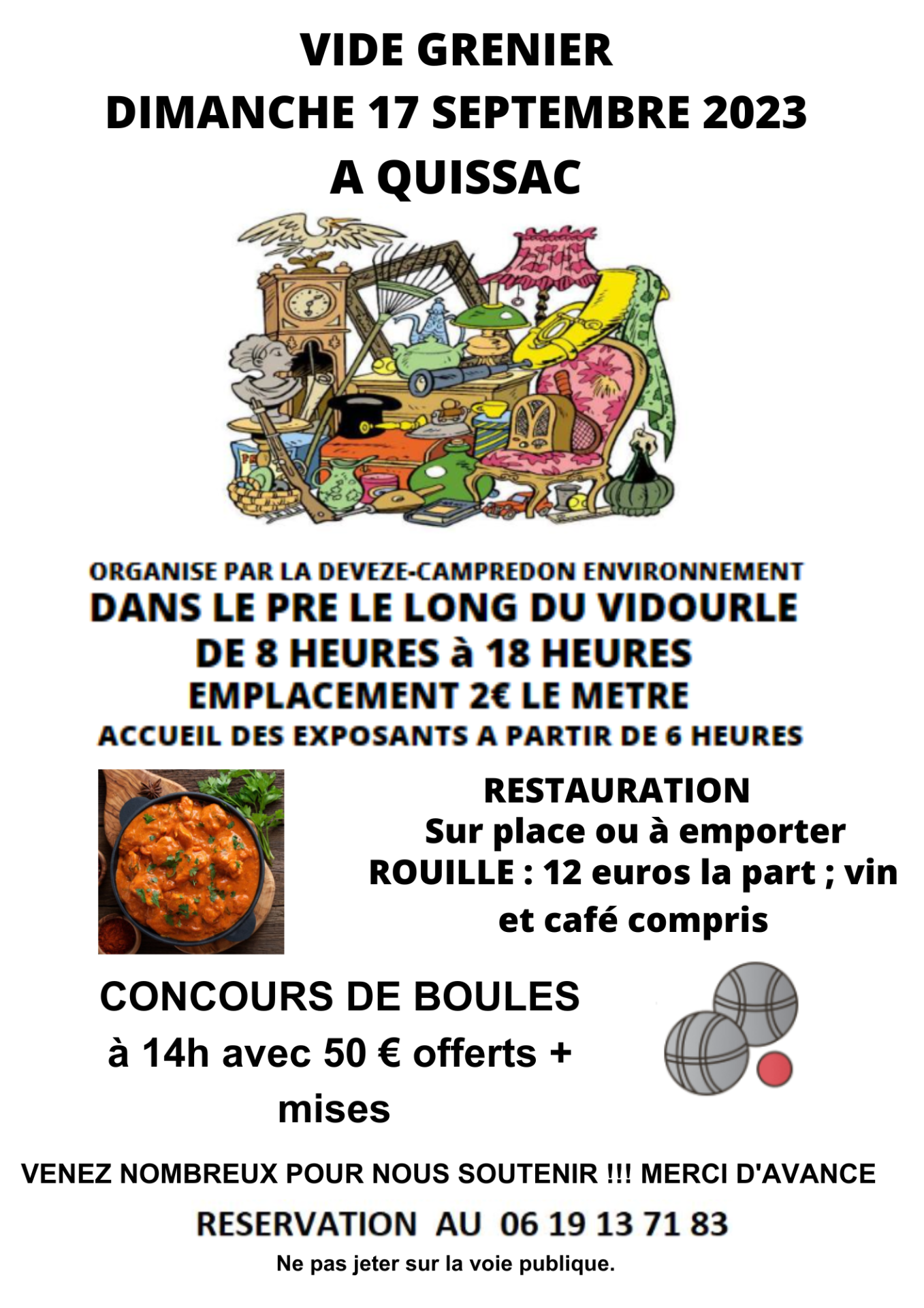 Restauration sur place ou a emporter 10 euros la part vin compris 1